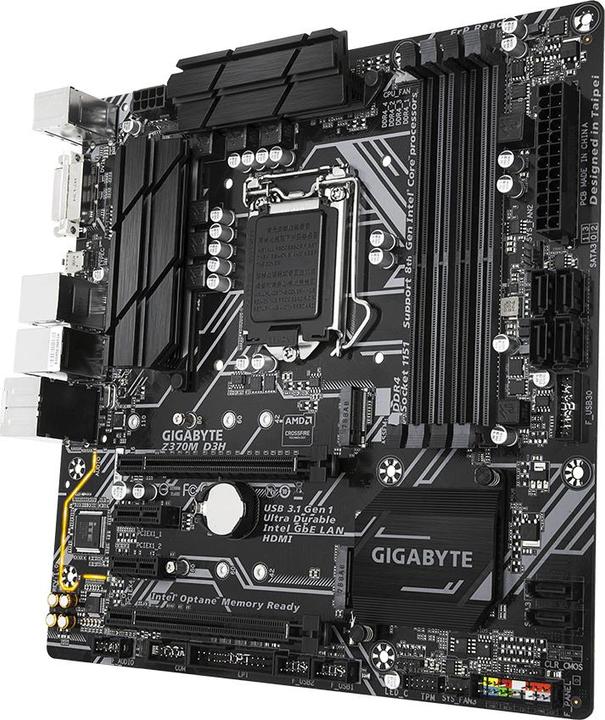 Image du produit Gigabyte Z370m D3h (LGA 1151, Intel Z370, mATX)