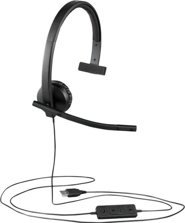 Actual product image Logitech USB Headset Mono H570e (Cable, USB-C, Microsoft teams)