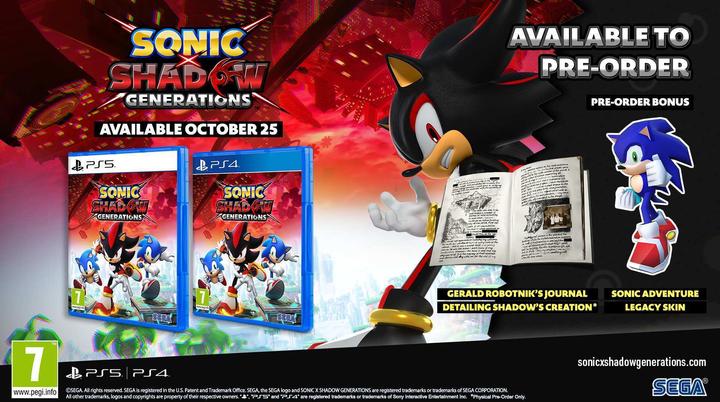 Produktbild Sega Sonic X Shadow Generations (PS5, EN)