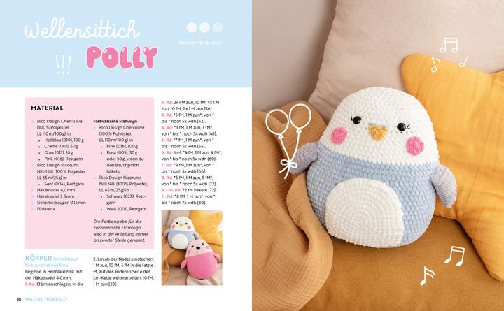 Produktbild Happy Squishies häkeln - Niedliche Plüschtiere für Squishmallow-Fans (Deutsch, Yvonne Rapp, 2025)