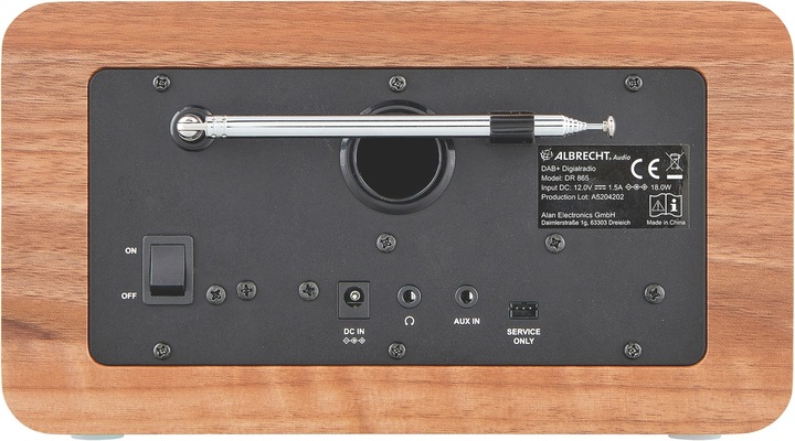 Immagine prodotto Albrecht DR 865 Senior (FM, DAB)