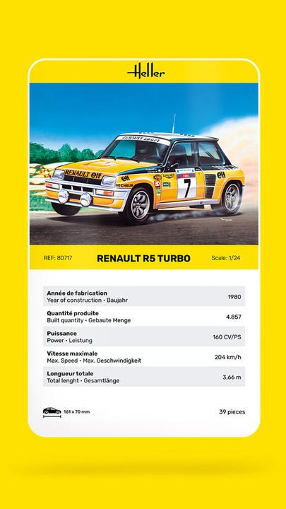 Image du produit Heller Renault R5 Turbo
