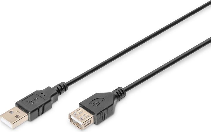 Produktbild Digitus USB 2.0 Verlängerungskabel (1.80 m, USB 2.0)