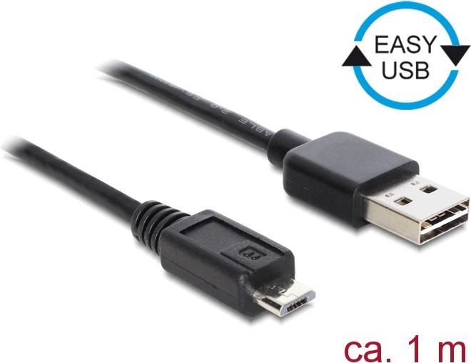 Produktbild Delock EASY-USB 2.0-Kabel (1 m, USB 2.0)