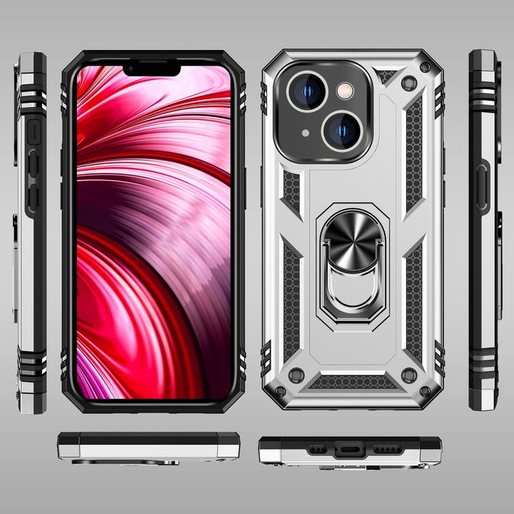 Immagine prodotto Nalia Coperchio ad anello antiurto in stile militare (Apple iPhone 14)