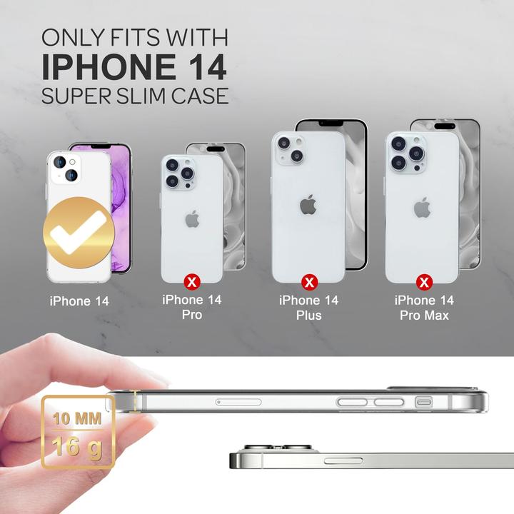 Productafbeelding Nalia Heldere 360 graden dekking (Apple iPhone 14)