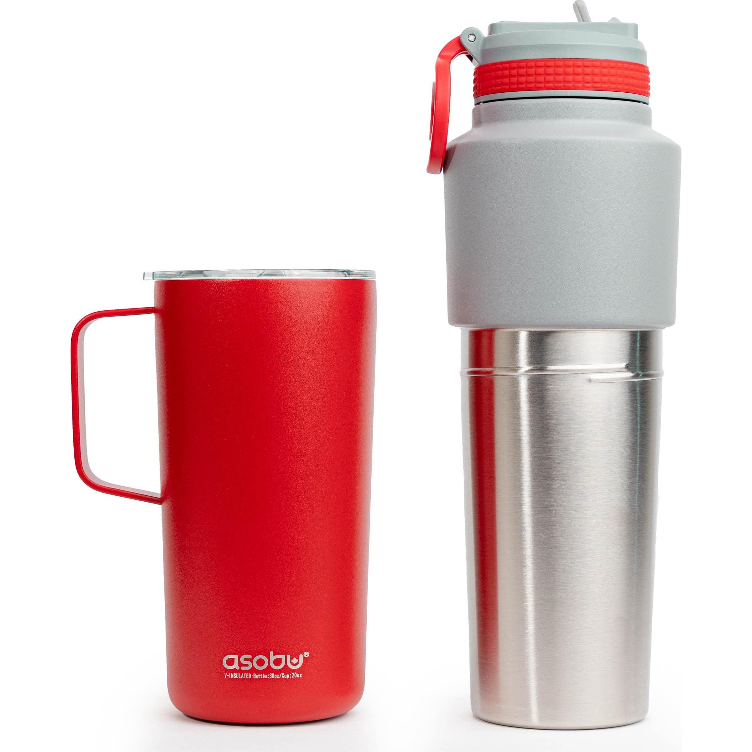 Asobu, Trinkflasche + Thermosflasche, (1.50 l)