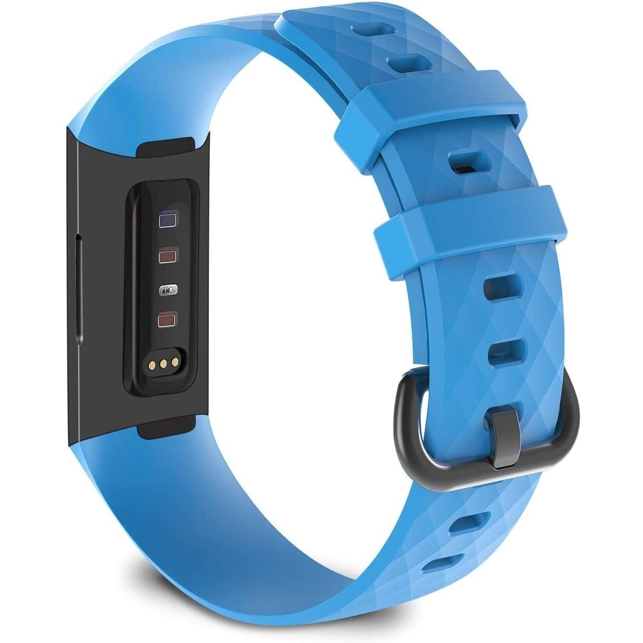 Thumbnail - Strap-it Armband (Silikon, Charge 4), Uhrenarmband, Blau