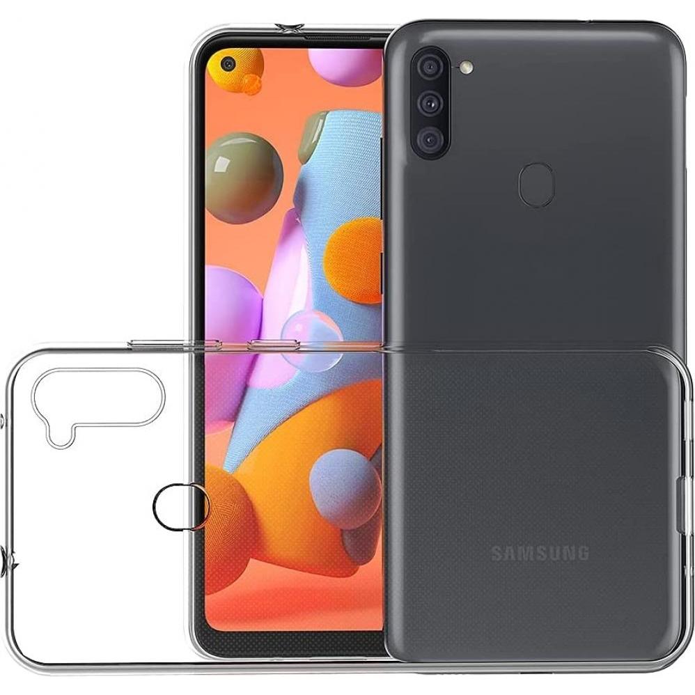 Screenguard Samsung Galaxy M11 Flexible TPU Clear Case (Samsung Galaxy M11), Smartphone Hülle, Transparent