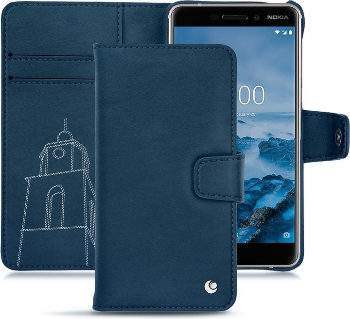 Actual product image Noreve Leather case wallet (Nokia 6 (2018))