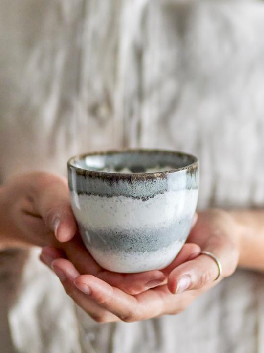 Actual product image Bloomingville - Paula Cup - Grey (195 ml, 1x)