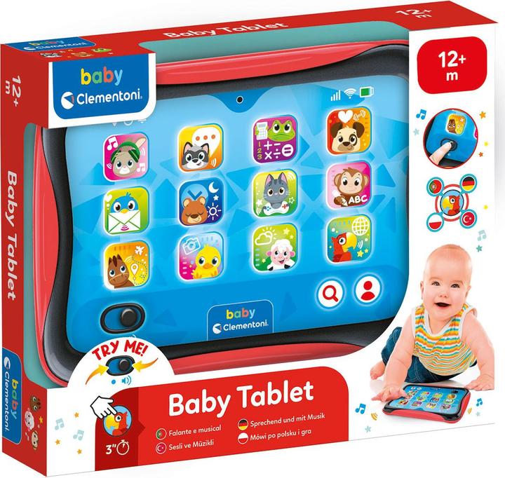 Actual product image Clementoni Talking baby tablet (1 - 3 years)