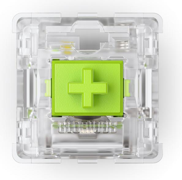 Actual product image Glorious PC Gaming Race Glorious Raptor Switch, mechanical, 5-pin, clicky, MX stem, 55g - 36 pieces