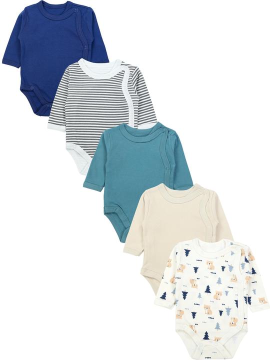 bears, Beige, Blau, Dunkelblau, Sterne grau, sterne weiss, Streifen, Weiss