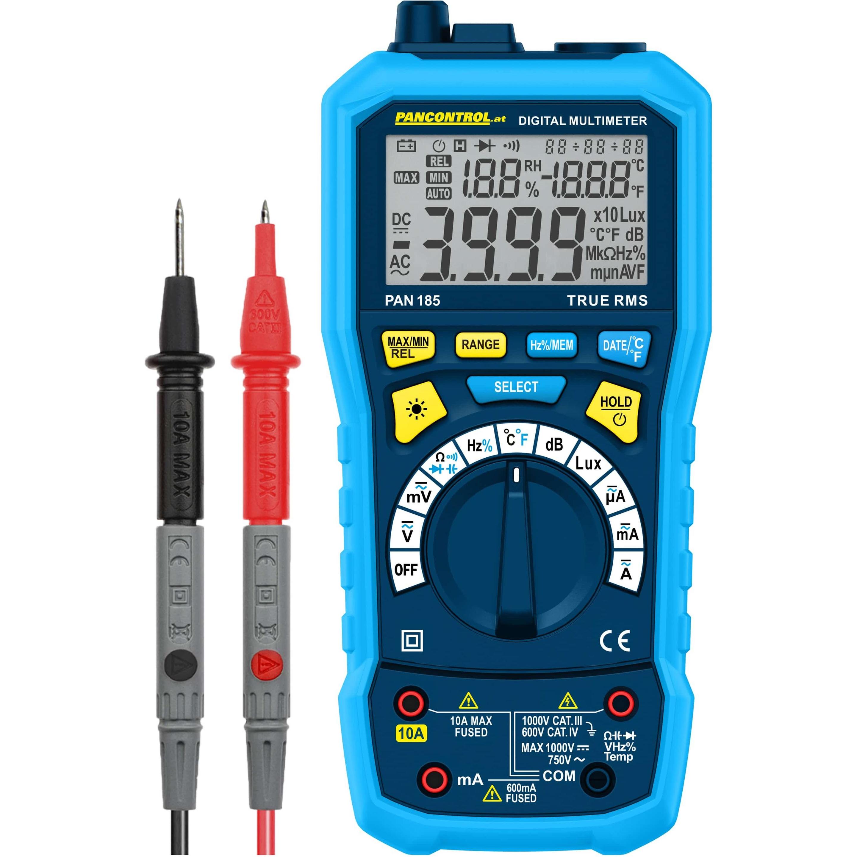 Thumbnail - Pancontrol, Multimeter, Messgeräte-Set, Multisensor-Messgerät PAN 185 + Spannungsprüfer PAN Volttester 400FI