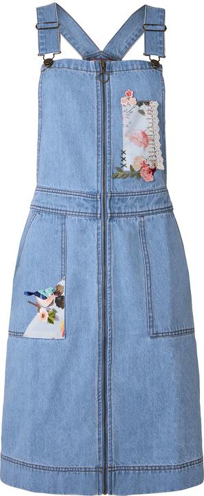 Image du produit Joe Browns Floral Zip-Front Denim Pinafore (34)