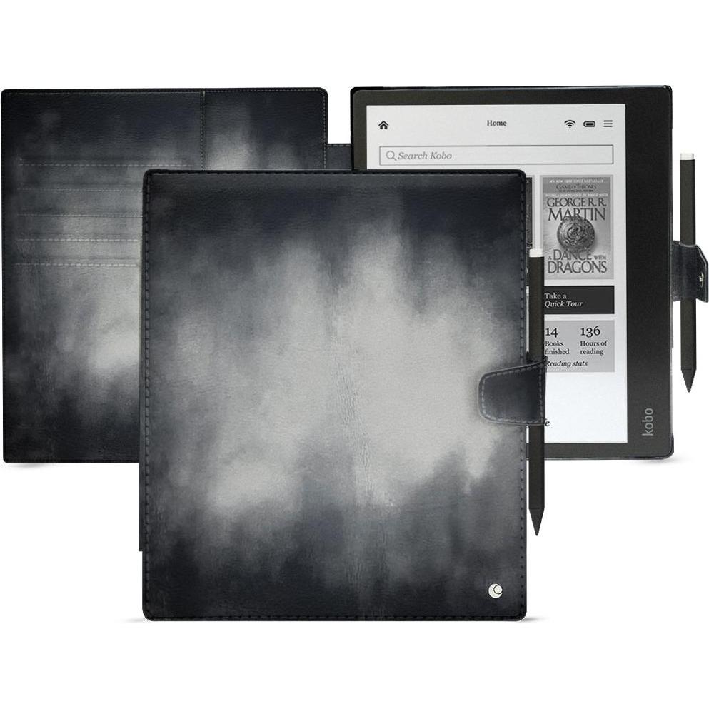 Noreve Lederschutzhülle Kobo Elipsa 2E (Kobo Elipsa 2E), Tablet Hülle, Grau