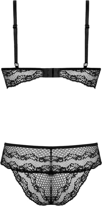 Productafbeelding Christine Le Duc Fleur Kant BHSet Zwart (M)