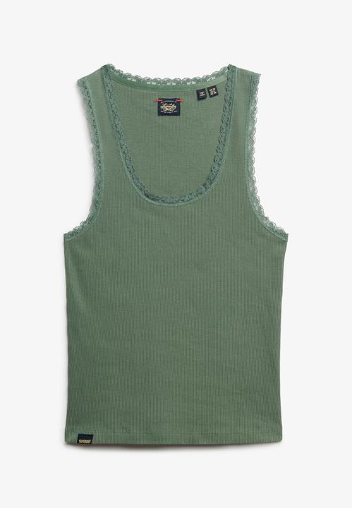 Immagine prodotto Superdry Vintage Tanktop mit Spitzenbesatz (10XL)