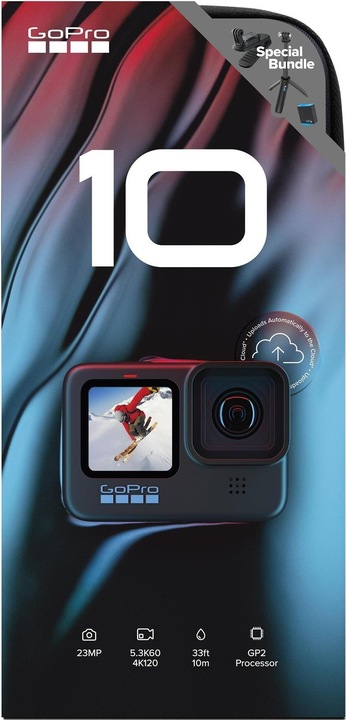 Produktbild GoPro Hero10 Accessory Bundle (60p, WLAN, Bluetooth)