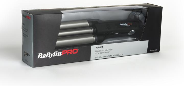 Image du produit BaByliss Pro Titanium Turmalin fer à onduler triple (22 mm, 19 mm)
