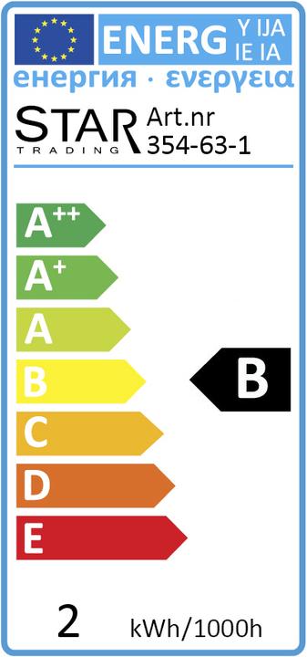 Energie-Label Star Trading Decoled Spiral (E27, 45 lm, 1x)