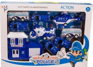 Actual product image No Name TOY SET POLICE JKL-02A