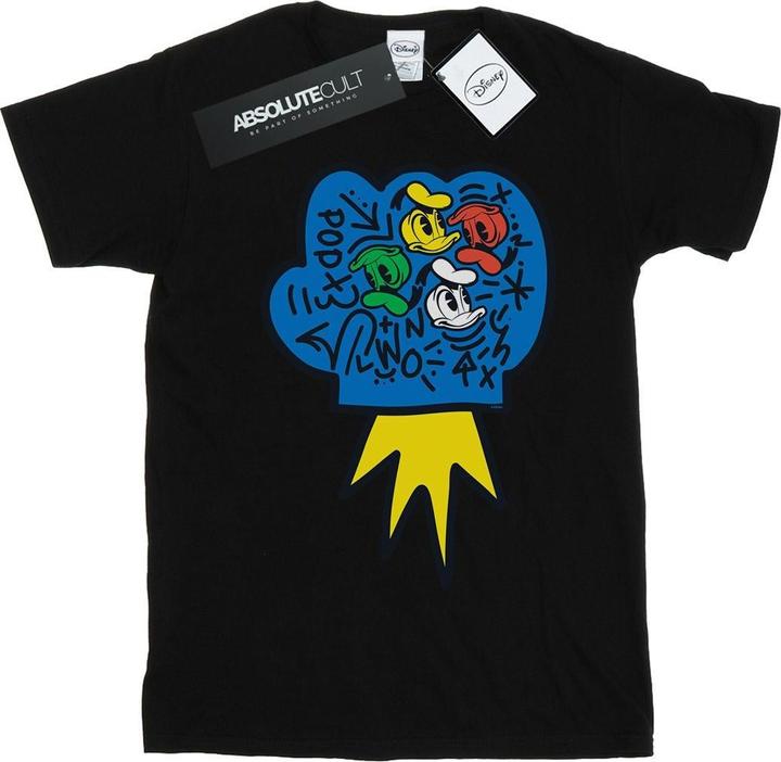 Actual product image Disney Mens Donald Duck Pop Fist T-Shirt (L)