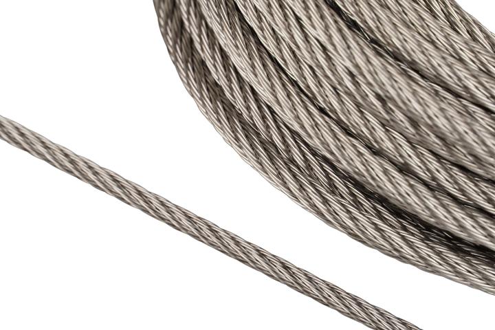 Actual product image Mamutec Stainless steel wire rope 1 mm 300 m 6x7+SE (300 m)