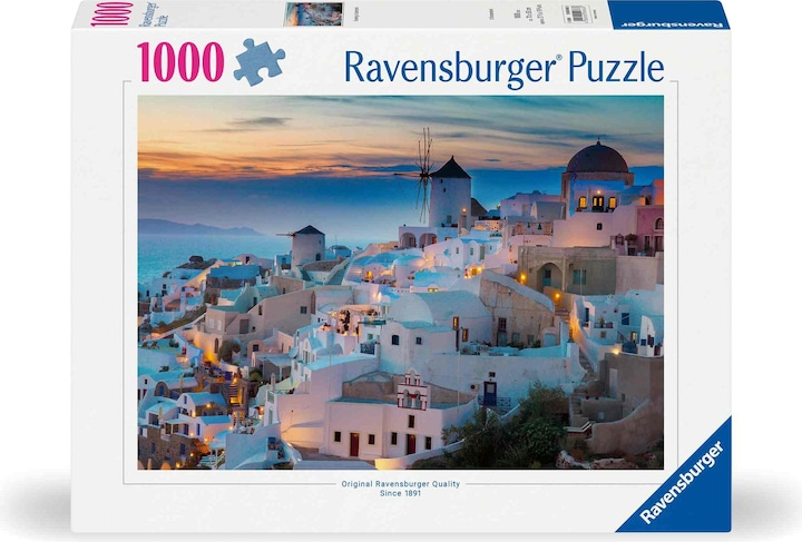 Actual product image Ravensburger Evening over Santorini (1000 pieces)