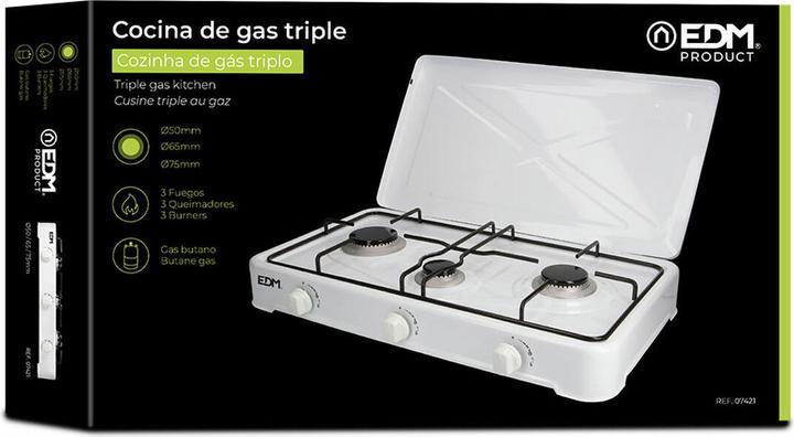 Actual product image EDM Gaskocher 07421 60 x 33 x 12 cm