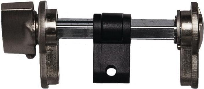 Schlegel WC-/Badmodul 007/7100 PZ 100 mm vorgerichtete Türen Aluminium Druckguss mit Zubehör (Profilzylinder)