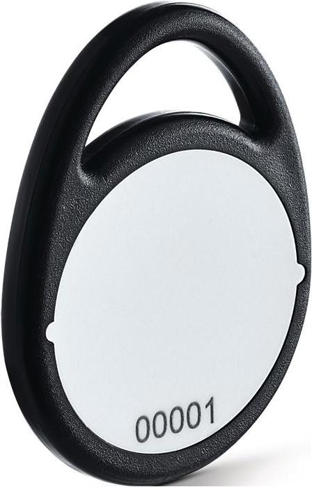 Produktbild Geze Zutrittskontrollsystem Schlüsselanhänger MIFARE DESFire EV2 schwarz RFID-Transponder-Schlüsselanh...