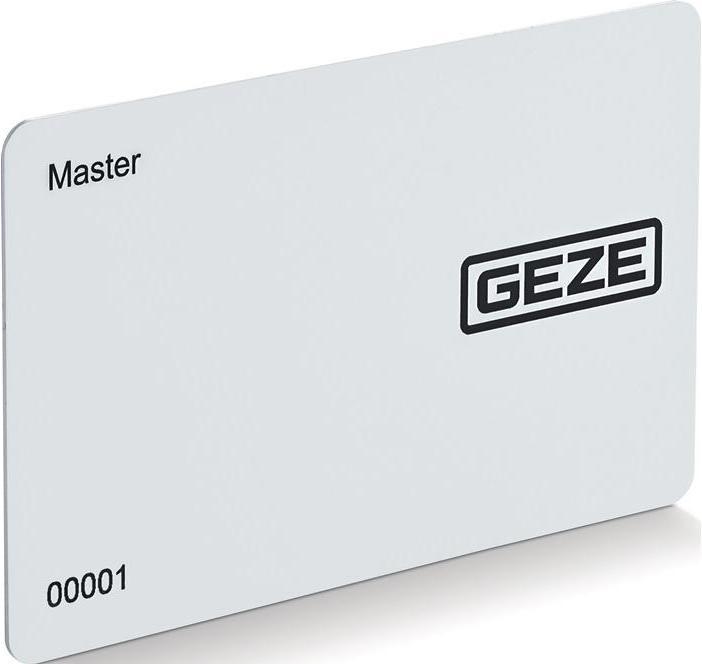 Actual product image Geze Access control system GCER 300 System card Master white System card Master RFID transponder card
