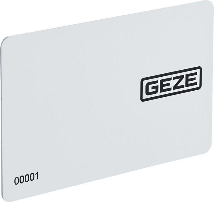 Produktbild Geze Zutrittskontrollsystem Ausweiskarte MIFARE DESFire EV2 weiss Ausweiskarte RFID-Transponderkarte