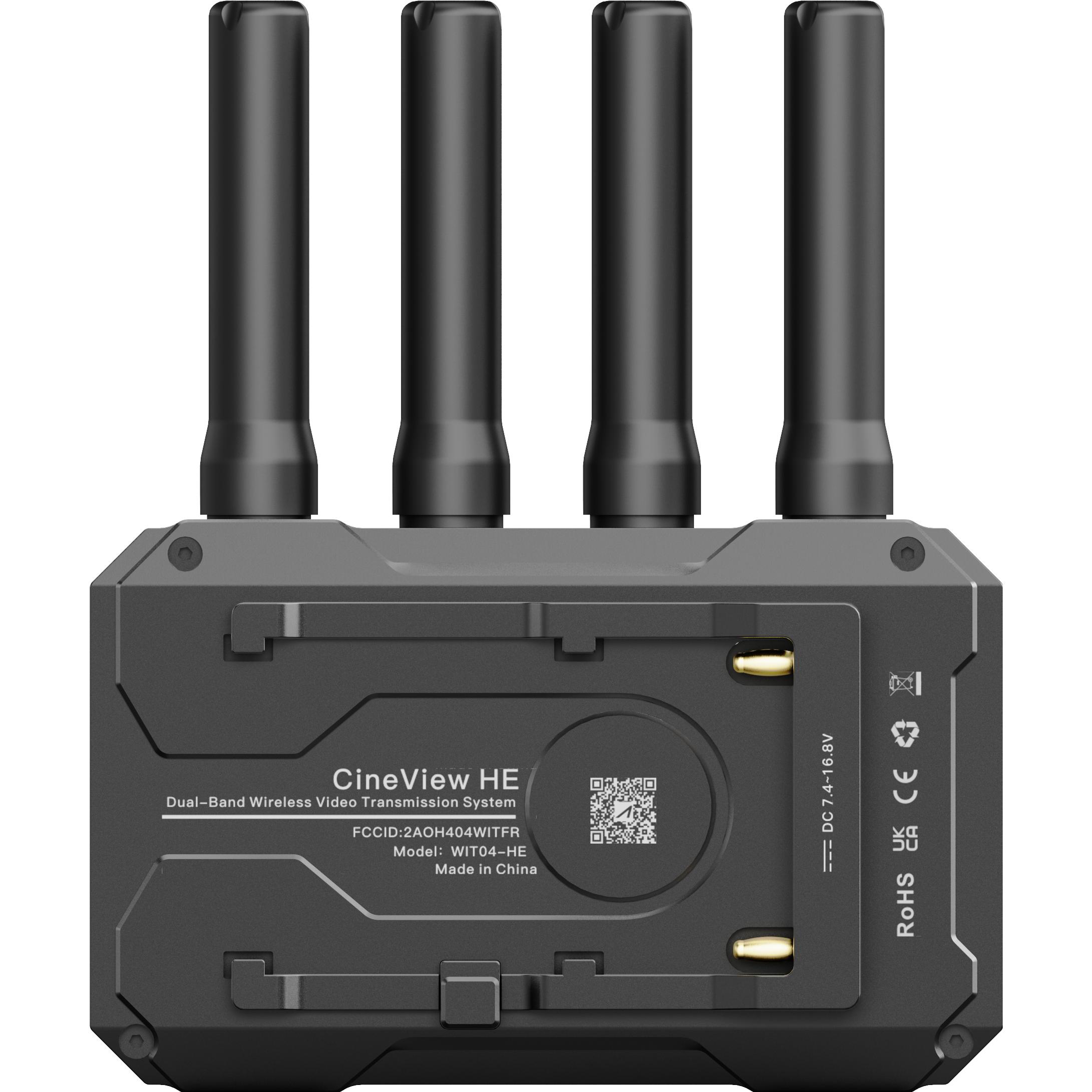 Accsoon CineView HE (solo RX) (100 m, Ingresso HDMI anteriore), Trasmettitore wireless, Nero