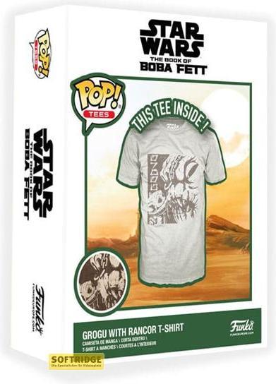 Actual product image Funko Star Wars Boxed Tee T-Shirt Grogu w/Rancor Size M (M)