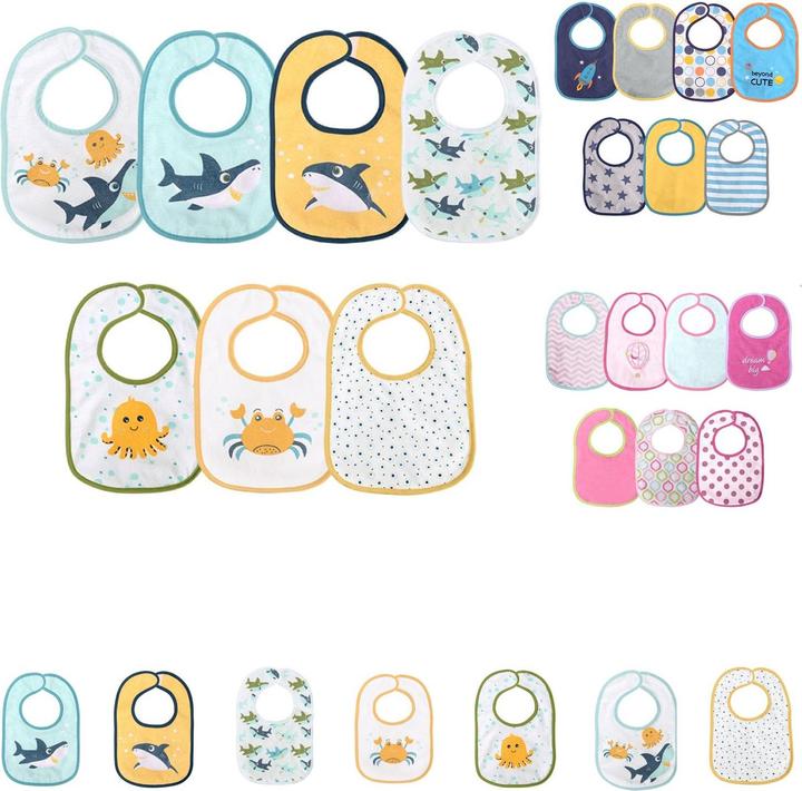 Actual product image Baby Care Baby bib 7-piece set