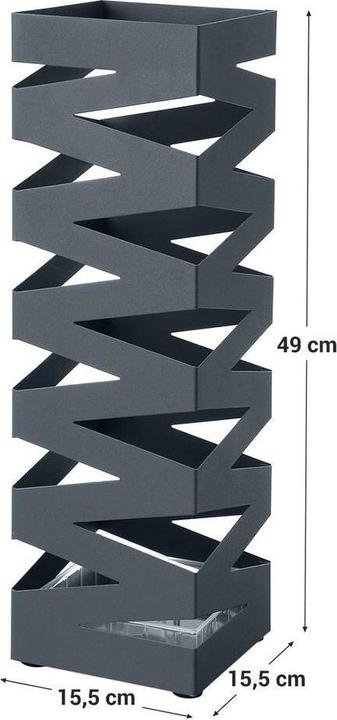 Image du produit Songmics Schirmständer Anthrazit, Detailfarbe: Anthrazit