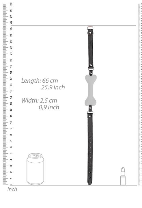 Actual product image Ouch! Silicone Bone Gag