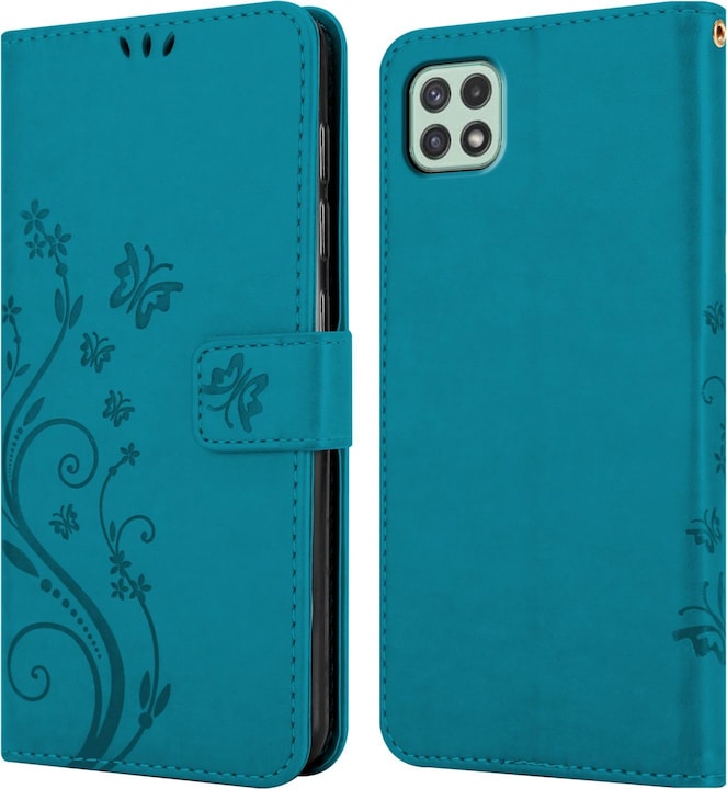 Actual product image Cadorabo Flower Book cover (Samsung Galaxy A22 5G)