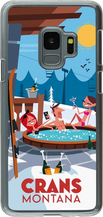 Actual product image PhoneLook Coque transparent Crans-Montana Mountain Jacuzzi (Samsung Galaxy S9)