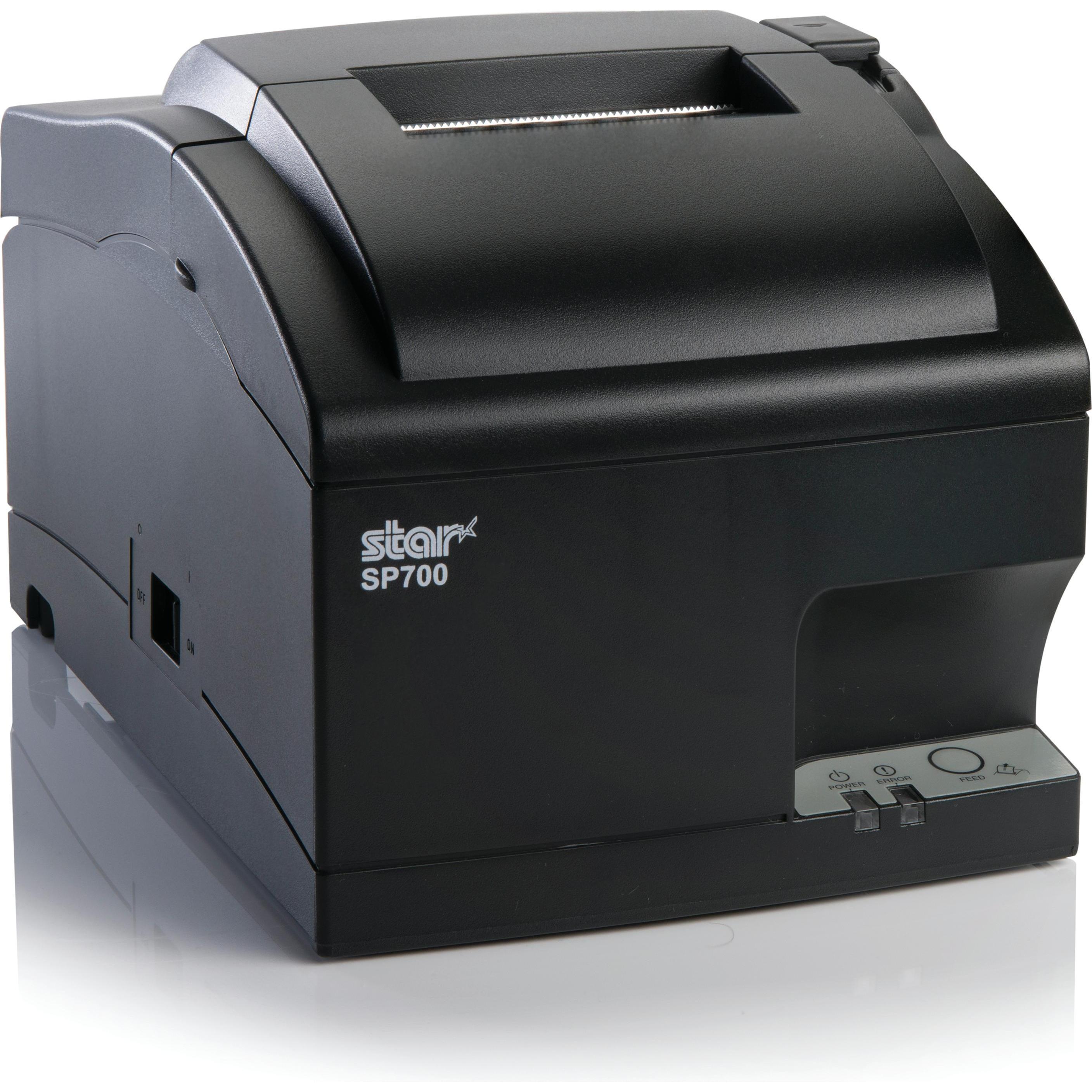 Thumbnail - Star Micronics SP742ME3 LAN GRY EU. IN (Ethernet, WLAN, Parallel-Anschluss Buchse, USB), Belegdrucker, Grau