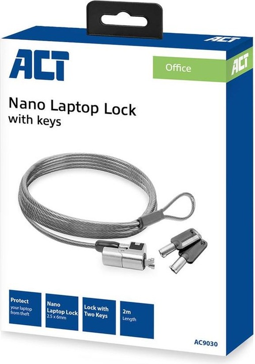 Produktbild Nano Laptop Lock with keys