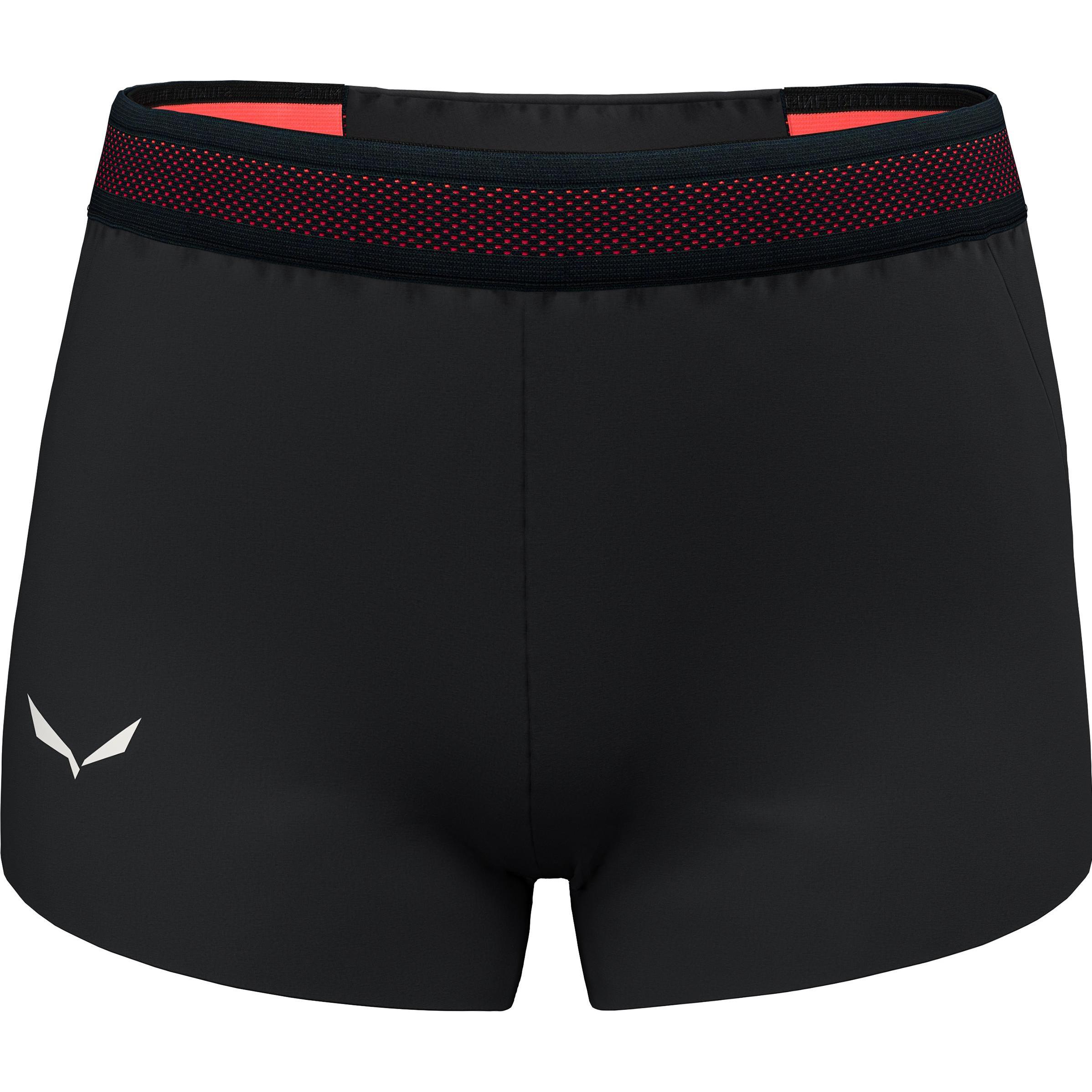 Salewa, Damen, Outdoorhose, Pedroc 2 Durastretch Shorts Da (34), Schwarz, 34