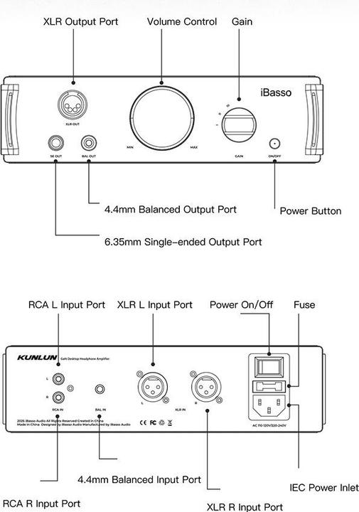 Image du produit iBasso Kunlun (commutateur de gain)