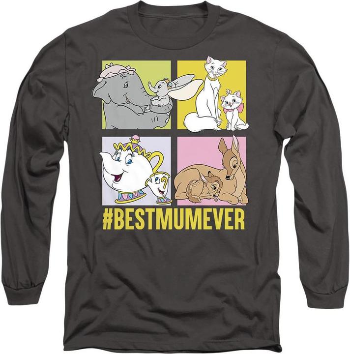 Immagine prodotto Disney Bestmumever Maglietta Festa della Mamma Dumbo e Bambi Adulto Unisex (M)