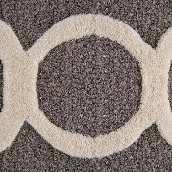 Actual product image Beliani Dark-haired wool 80 x 150 cm gray ZILĖ (80 x 150 cm)