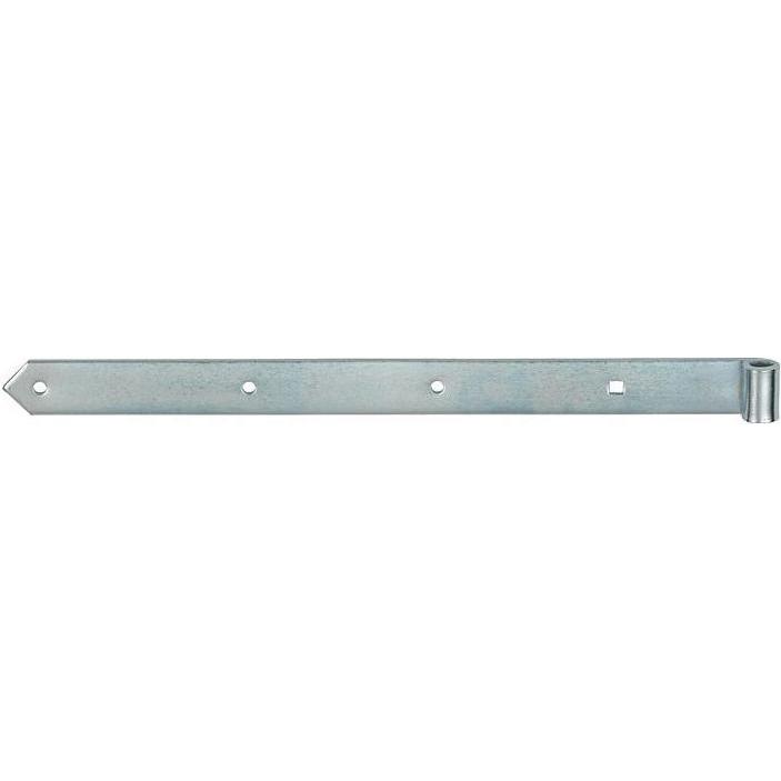 Vormann, Türbeschlag + Scharnier, Ladenband Breite 37 mm Länge 600 mm Stärke 5 mm Stahl blau verzinkt halbschwer
