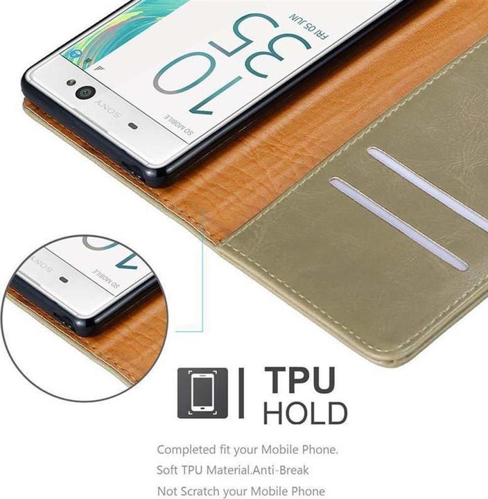 Actual product image Cadorabo Book Luxury Cover (Sony Xperia XA)